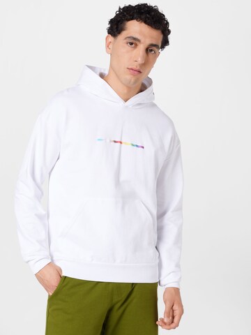 Calvin Klein Sweatshirt in White: front