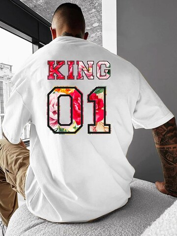 RMK Shirt 'King 01'‌‌‌‌‌‌‌ in Weiß