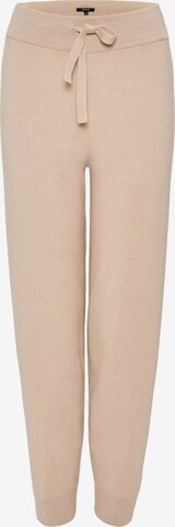 OPUS Tapered Pants 'Merio' in Beige: front