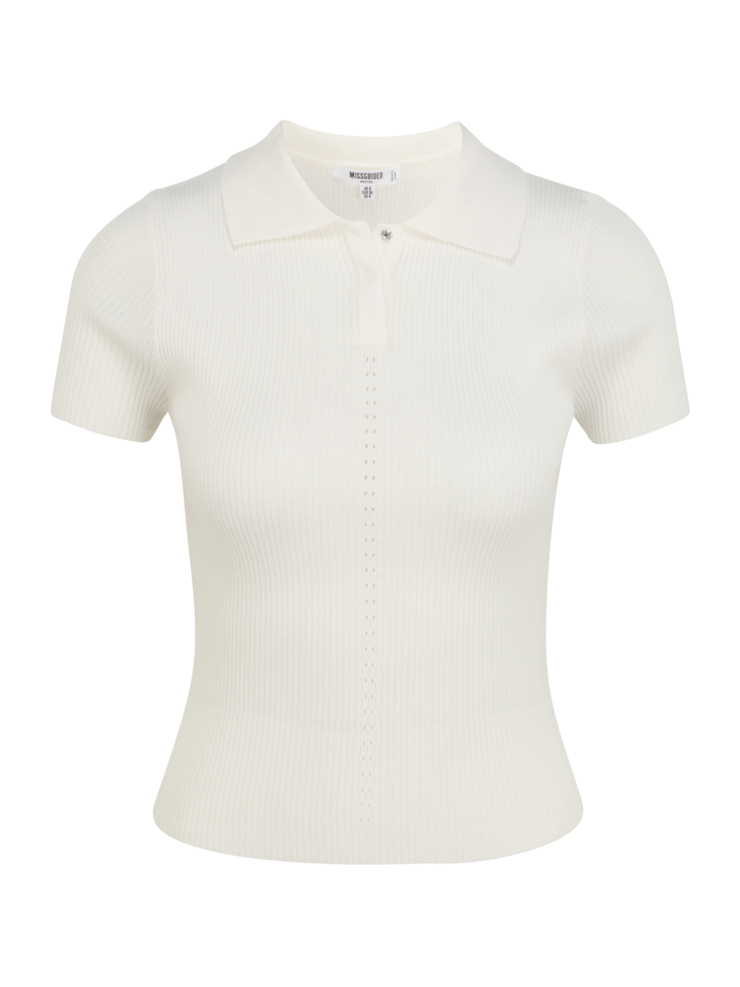 Plus size Odzież Missguided Petite Koszulka w kolorze Naturalna Bielm 