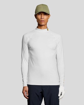 Lyle & Scott Basislaag in Wit: voorkant