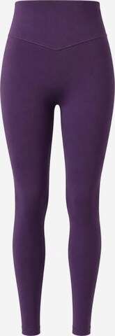 Slimfit Pantaloni sport de la 2SKIN pe mov: față