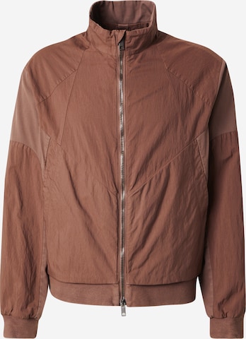 Nike SportswearPrijelazna jakna - smeđa boja: prednji dio