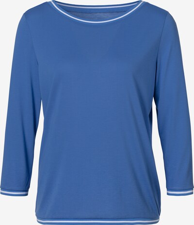 Tricou HIS JEANS pe albastru / alb, Vizualizare produs