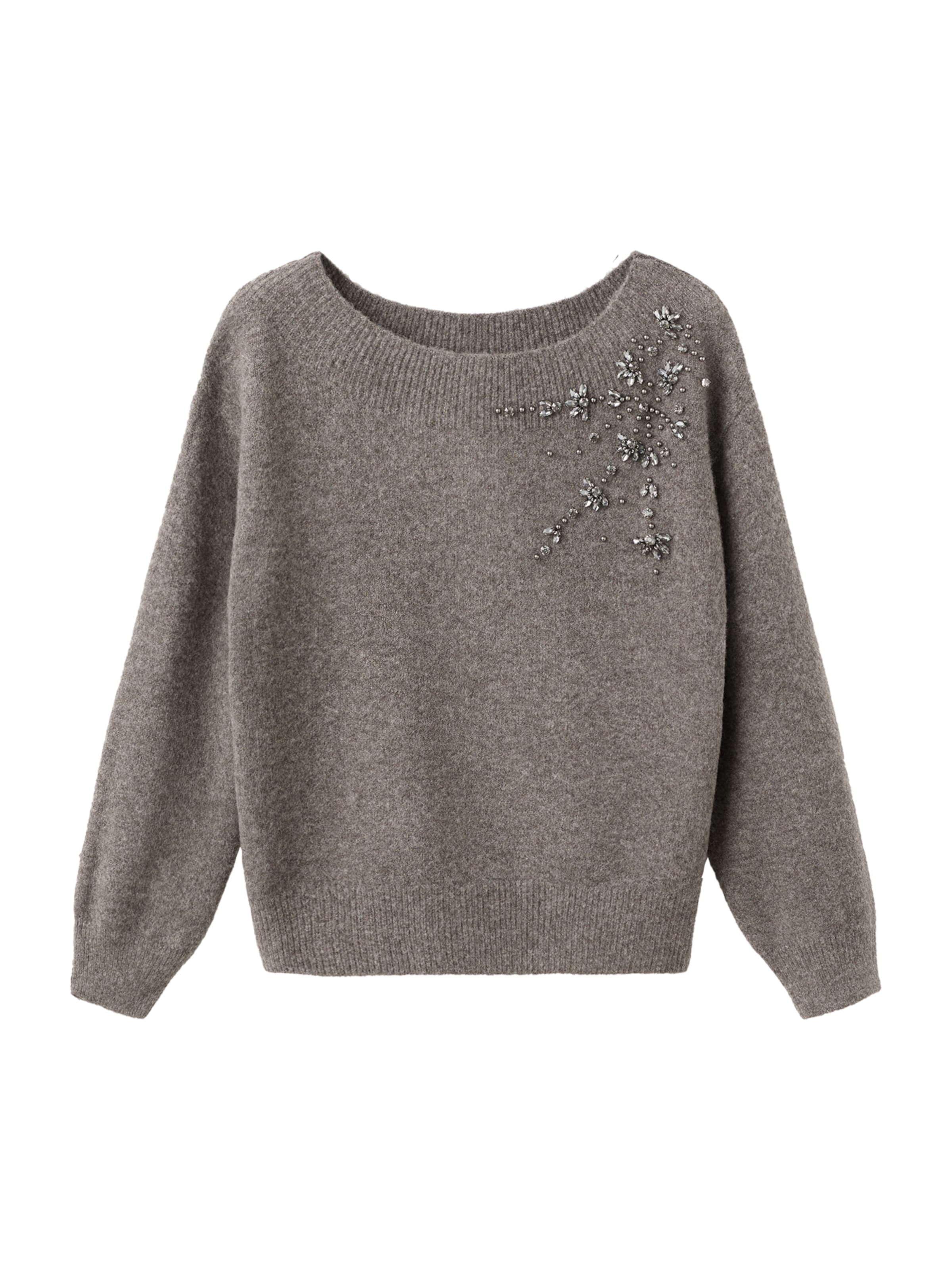 MANGO Svetr 'GARRA' - tmavě hnědá, Produkt