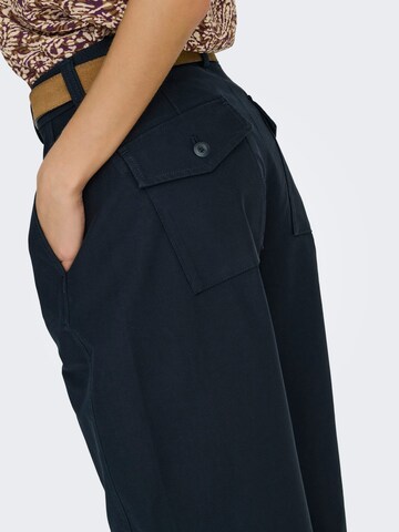 ONLY Baggy Broek 'Clair' in Blauw