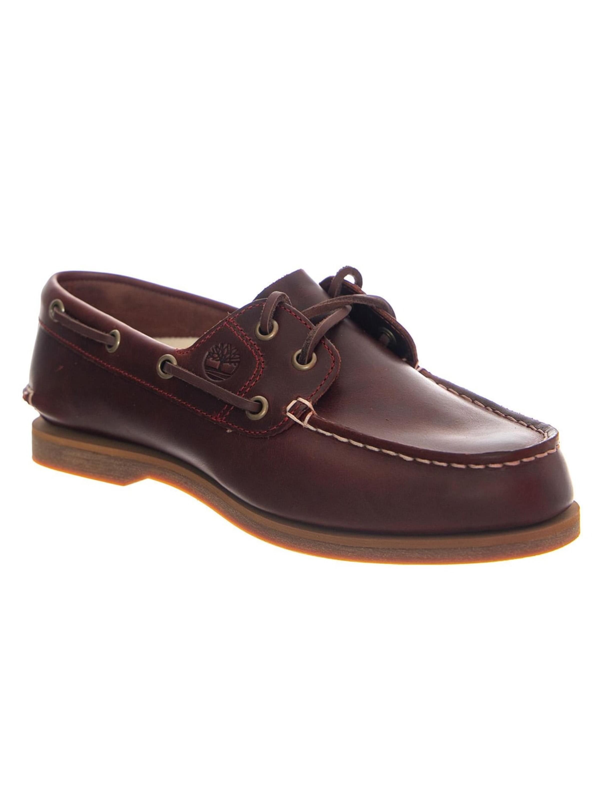 TIMBERLAND Slipper 'CLAS Boat Shoe BUR F Grain' i brun: forside
