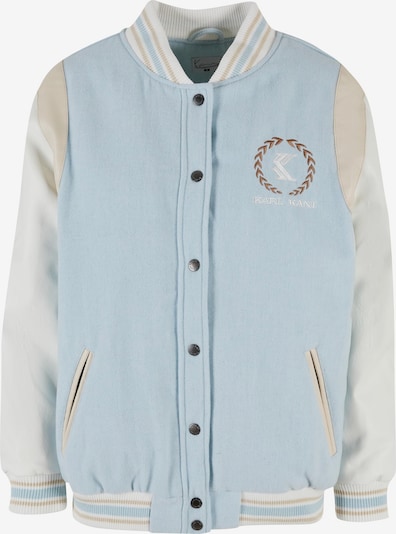 Demisezoninė striukė iš Karl Kani, spalva – smėlio spalva / šviesiai mėlyna / ruda / balta, Prekių apžvalga