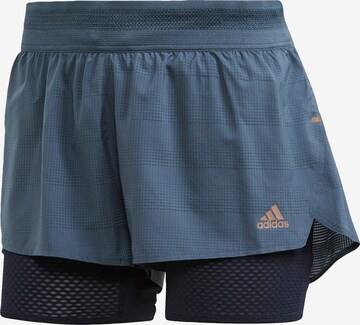 ADIDAS SPORTSWEAR Skinny Sportshorts in Blau