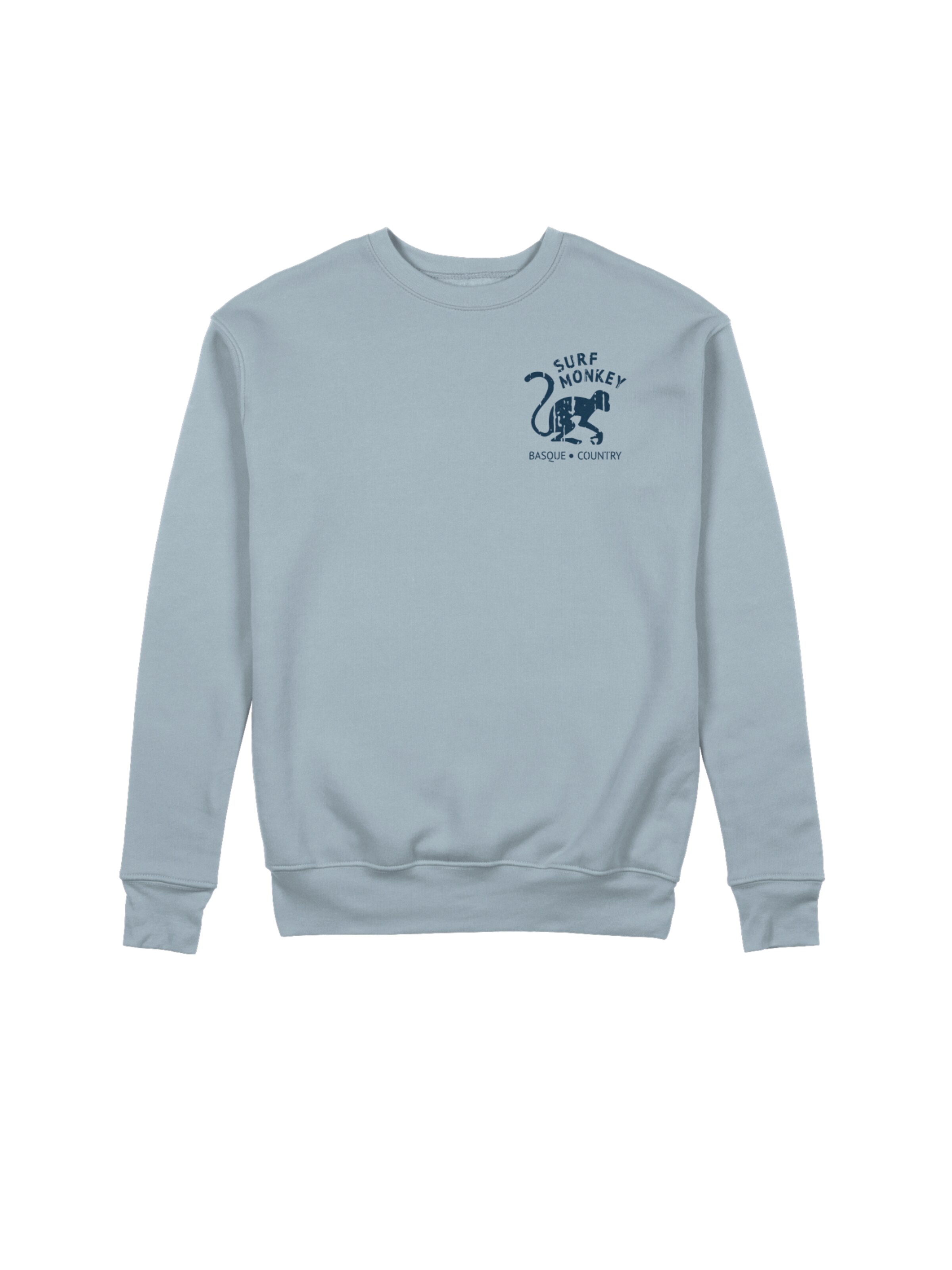 Sweat-shirt 'Rette das Ozean' Surf Monkey en bleu