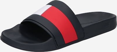 Sandalai / maudymosi batai 'MARCO' iš TOMMY HILFIGER, spalva – raudona / juoda / balta, Prekių apžvalga