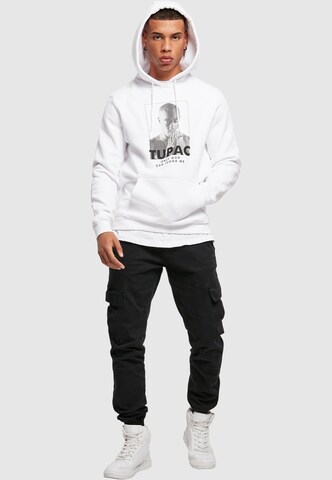 Coupe regular Sweat-shirt '2Pac Prayer' Mister Tee en blanc
