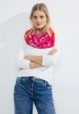 CECIL Tube Scarf in Pink: front