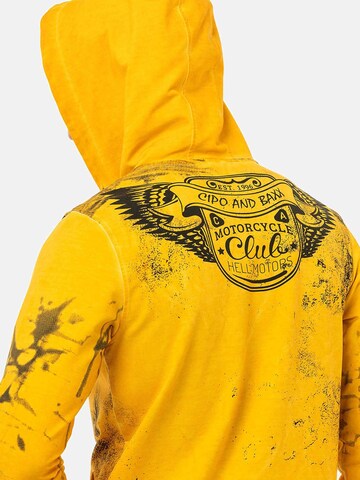 CIPO & BAXX Sweatvest in Geel