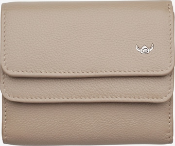 GOLDEN HEAD Wallet 'Madrid' in Beige: front