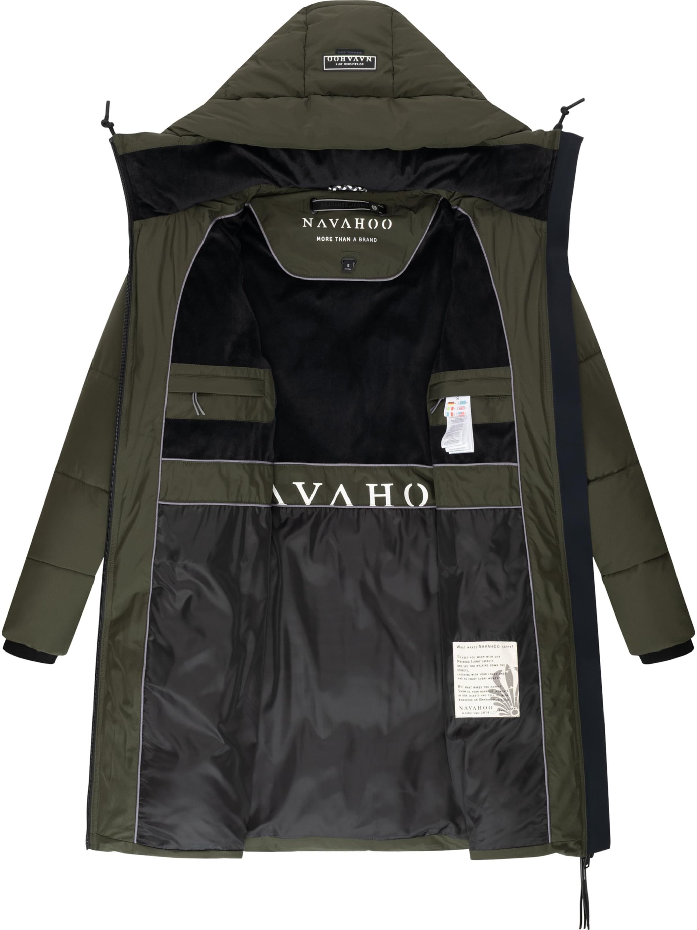 Manteau d’hiver 'Kältekuschel XIV' NAVAHOO en vert