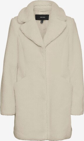 Vero Moda Curve Winter Coat in Beige: front