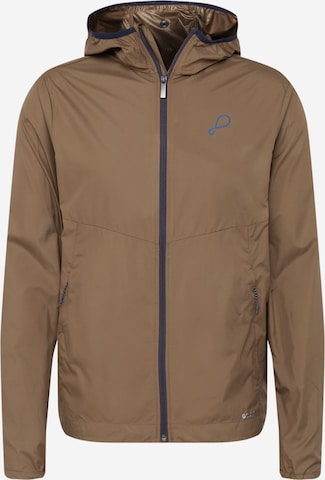 PYUA Outdoor jacket 'EVERLIGHT' in Brown: front