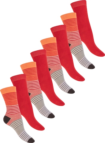 celodoro Socks 'RELAX' in Red: front