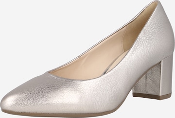 GABOR - Zapatos con plataforma 'Cervo' en plata: frente