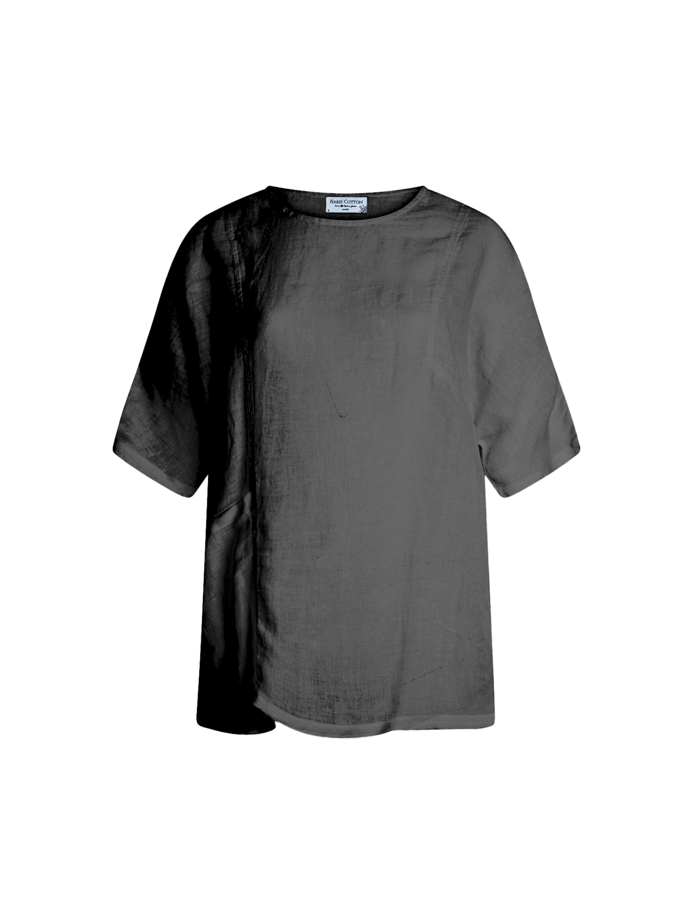 Haris Cotton Bluse 'Curve'‌‌‌‌‌‌‌ in Schwarz: Vorderseite
