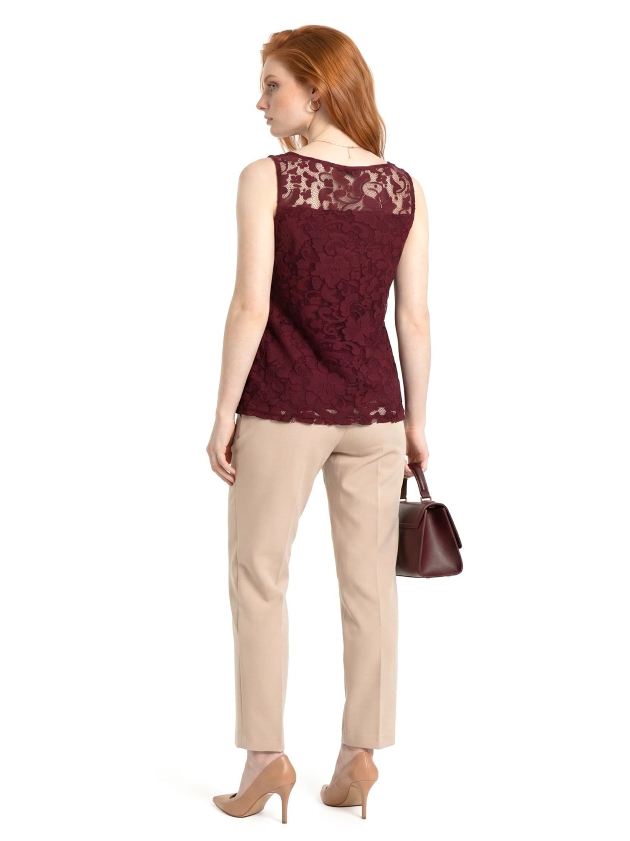 Alexa Dash Bluse in Rot