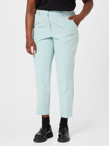 ONLY Carmakoma Regular Pleated Pants 'Christina' in Blue: front