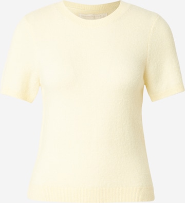 Abercrombie & Fitch Pulóver - sárga: elől