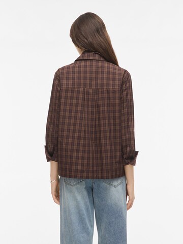 ROUGE EDIT Bluse i brun