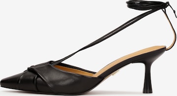 Kazar Pumps i svart: forside