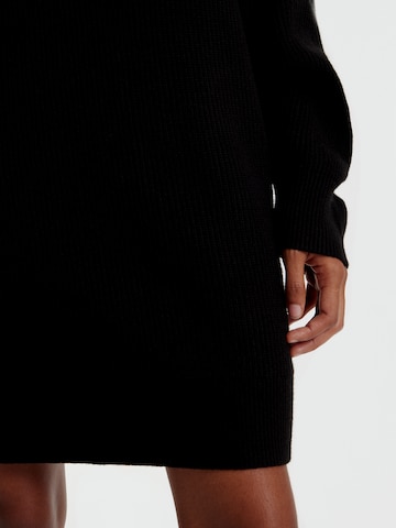 EDITED Knitted dress 'Invidia' in Black