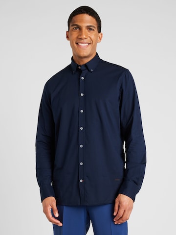 bugatti Regular Fit Hemd in Blau: Vorderseite