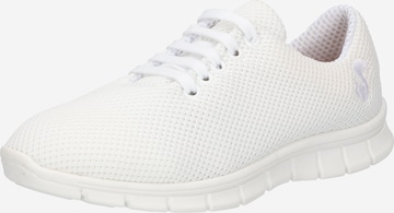 Baskets basses thies en blanc : devant