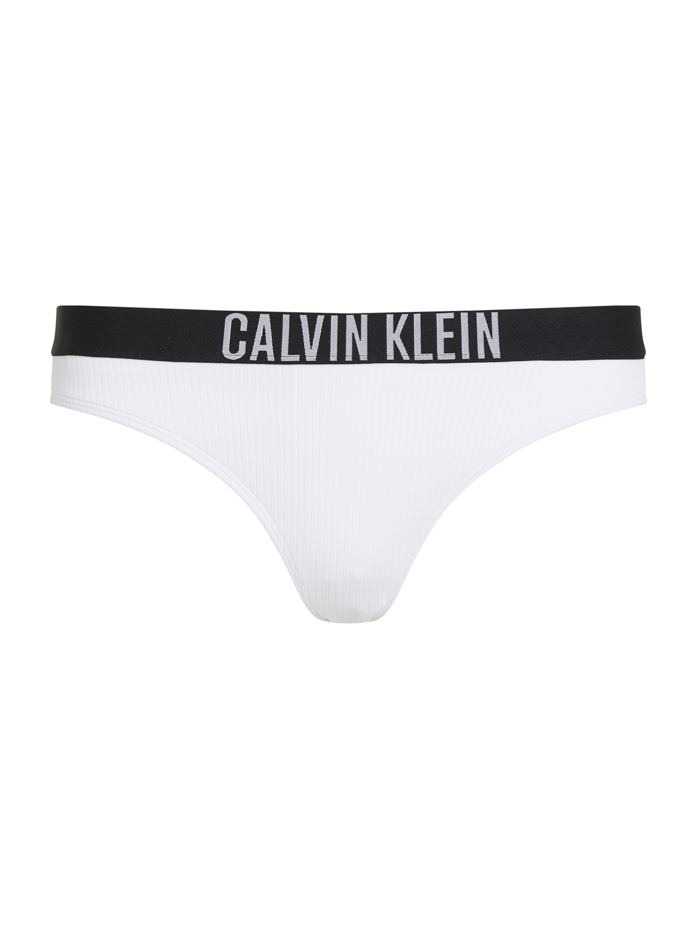 Calvin Klein Swimwear Bikiinipüksid, värv valge: eest vaates