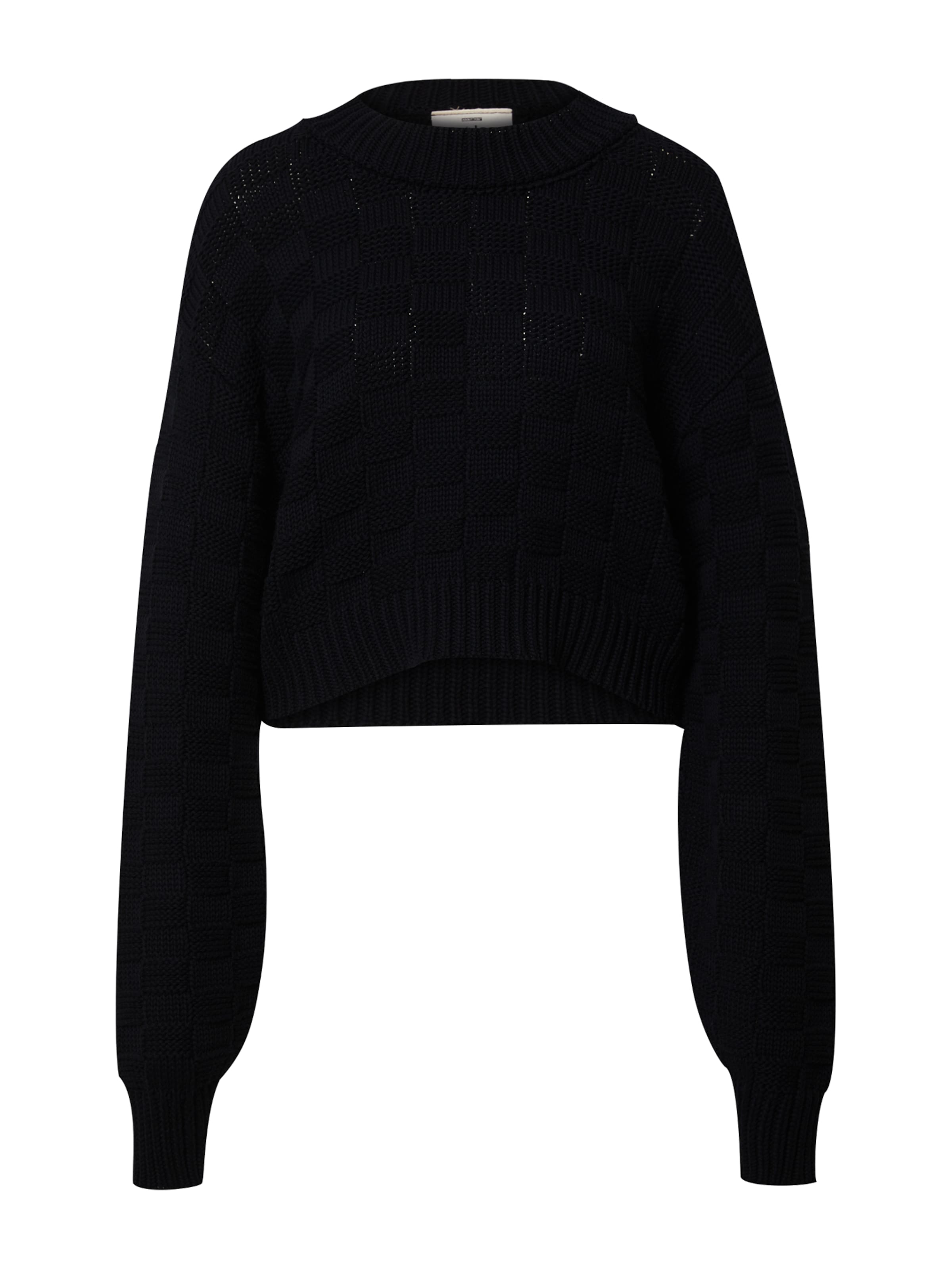 A LOT LESS Πουλόβερ 'Doro' σε μαύρο: μπροστά