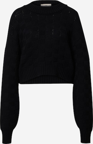 A LOT LESS - Pullover 'Doro' em preto: frente