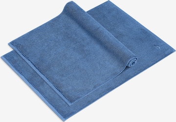 Herzbach home 2er Set Badvorleger 'Pura', 1200 gsm, Premium-Qualität, mit Logo Stickerei in Blau: Vorderseite