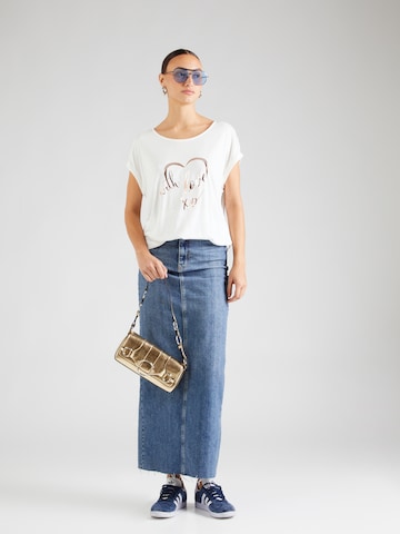 T-shirt 'Louisa' ABOUT YOU en blanc