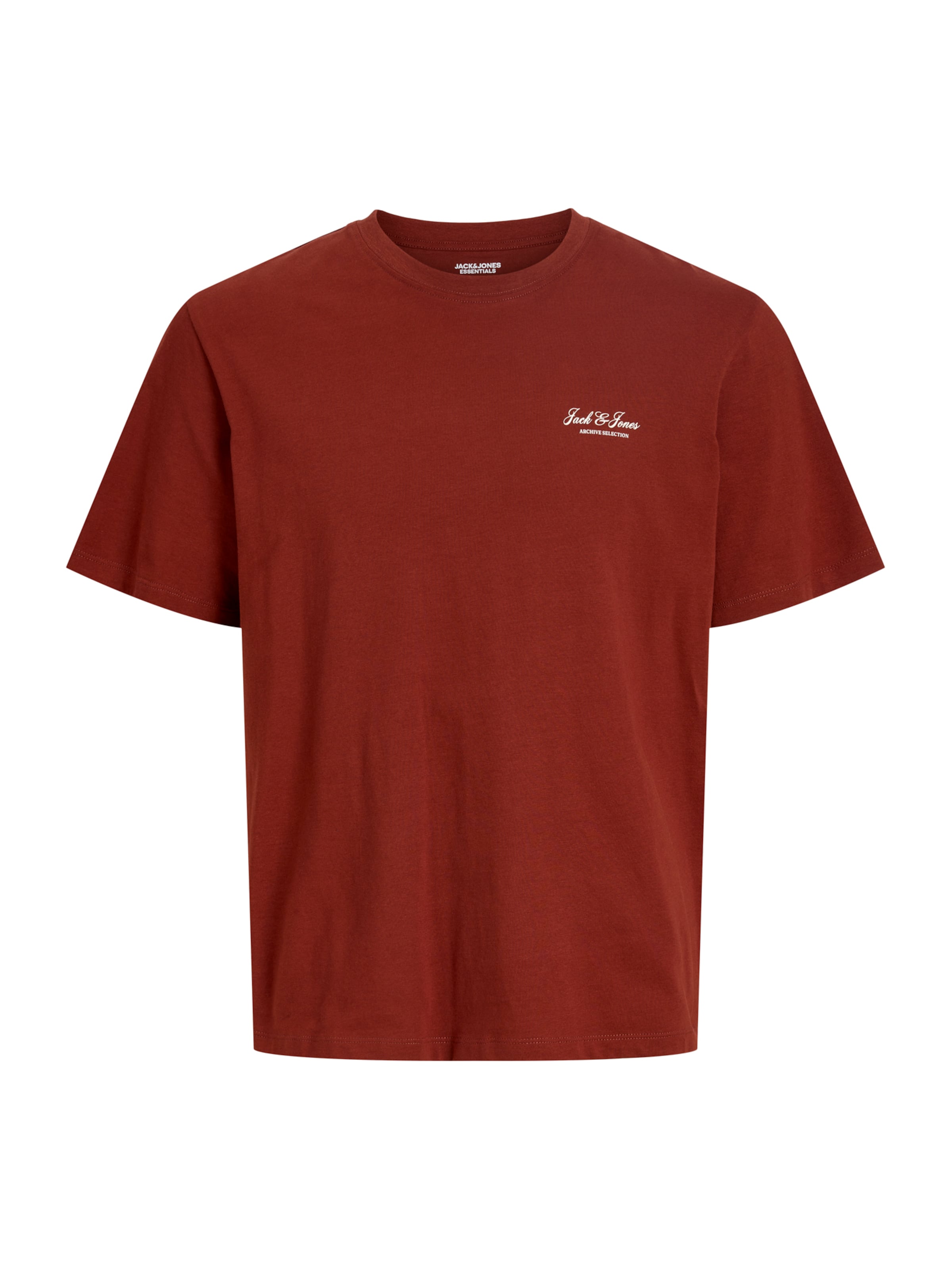 Jack & Jones Junior Shirt 'JJEARCHIVE' in Bruin: voorkant