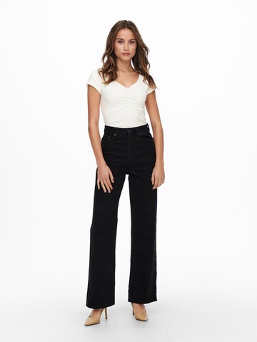 Wide leg Jeans 'Camille' de la ONLY pe negru