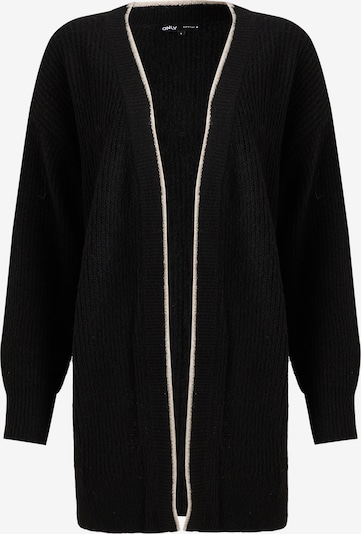 Geacă tricotată 'ONLHAVANNA' ONLY pe negru / alb, Vizualizare produs