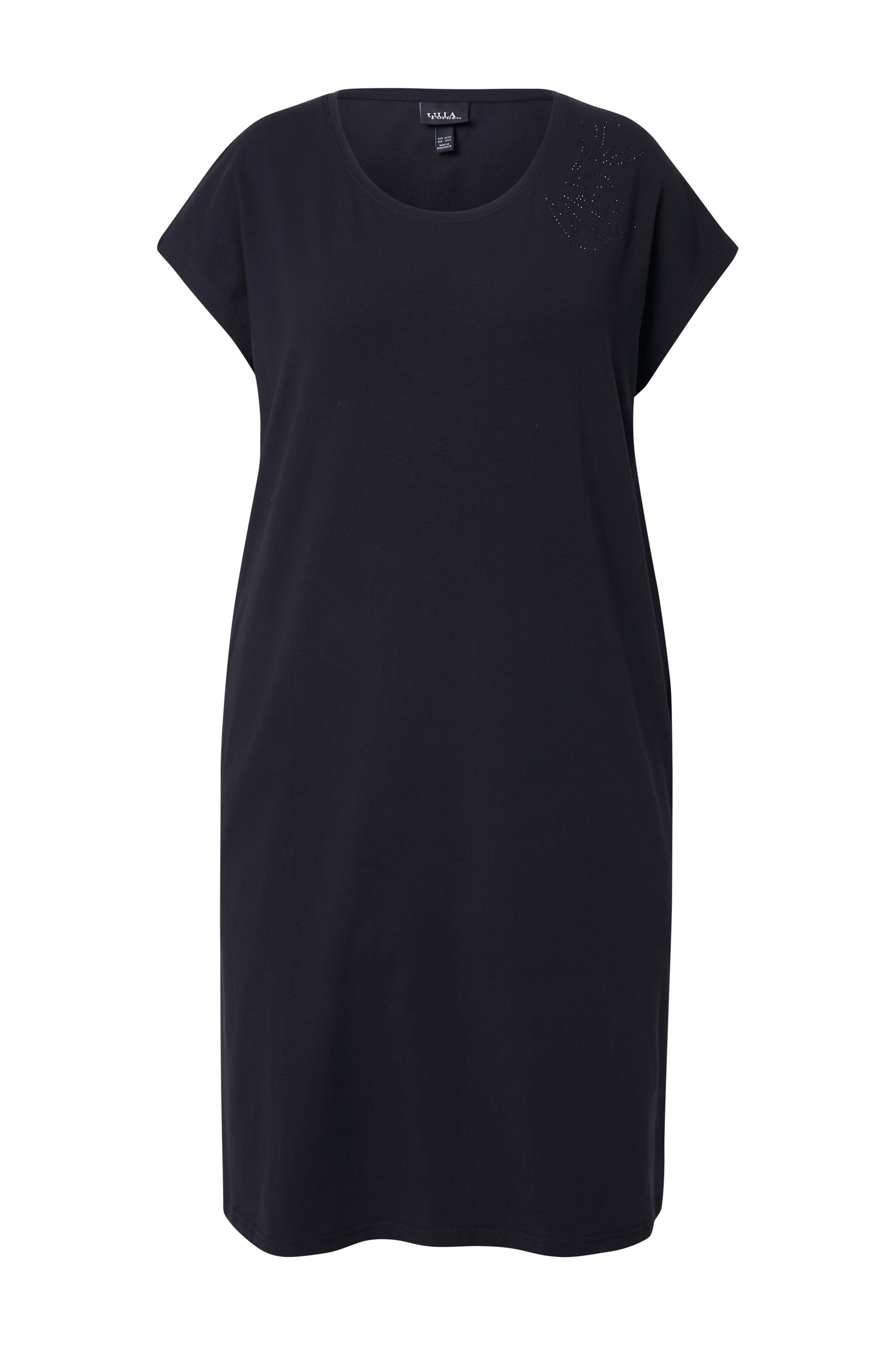 Ulla Popken Kleid in Schwarz: Vorderseite