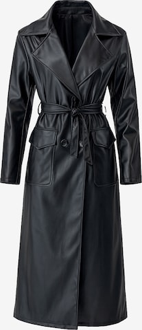 Elara Mantel in Schwarz: Vorderseite