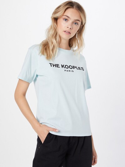 The Kooples T Shirt In Hellblau Schwarz About You