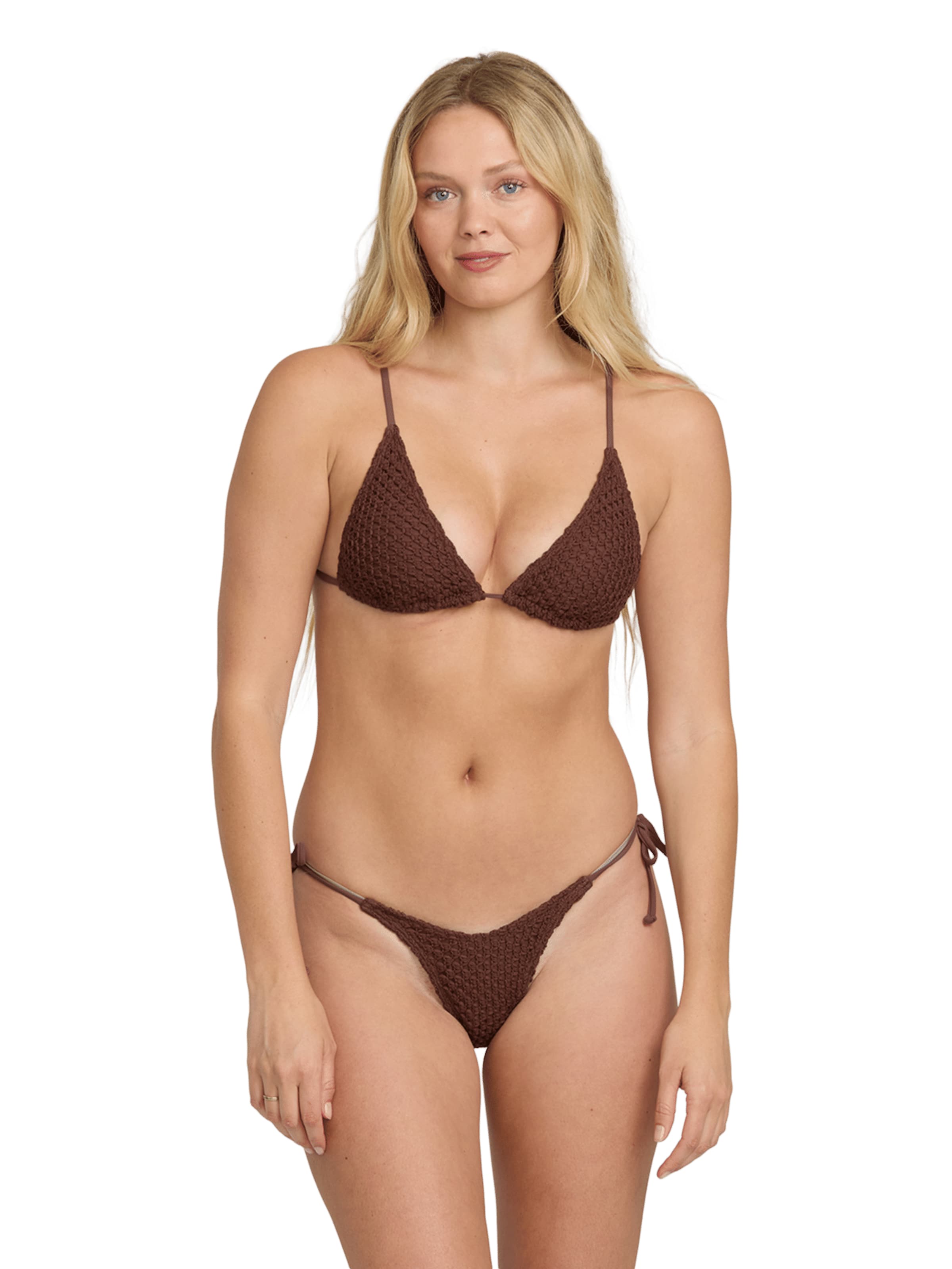 BILLABONG Bikini Bottoms 'Twisted Tides Dippi' in Brown: front