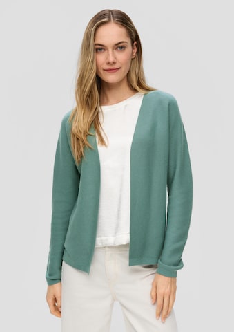 Cardigan s.Oliver en vert : devant