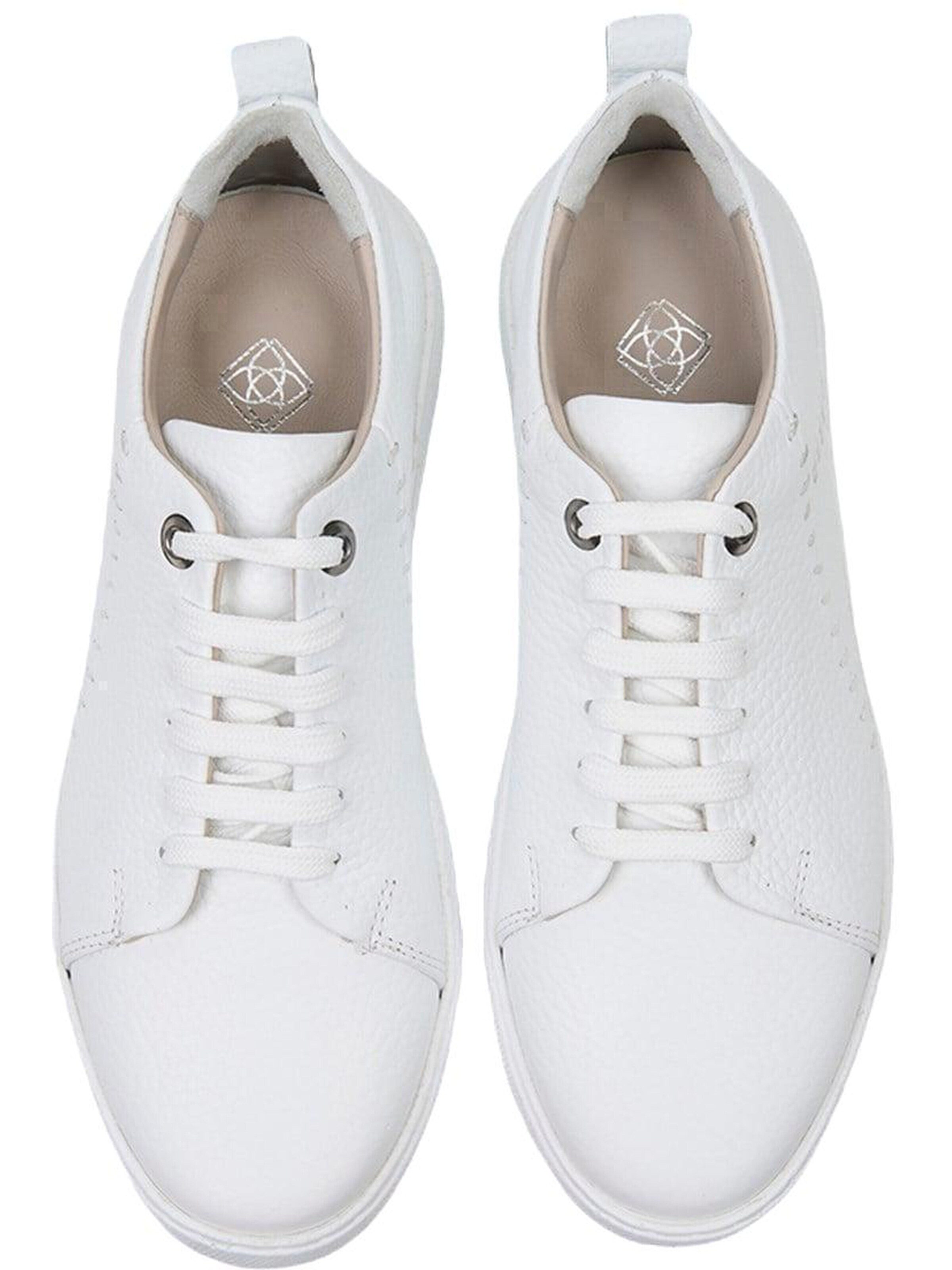 Desa Sneakers 'Plattformtrainer' in White