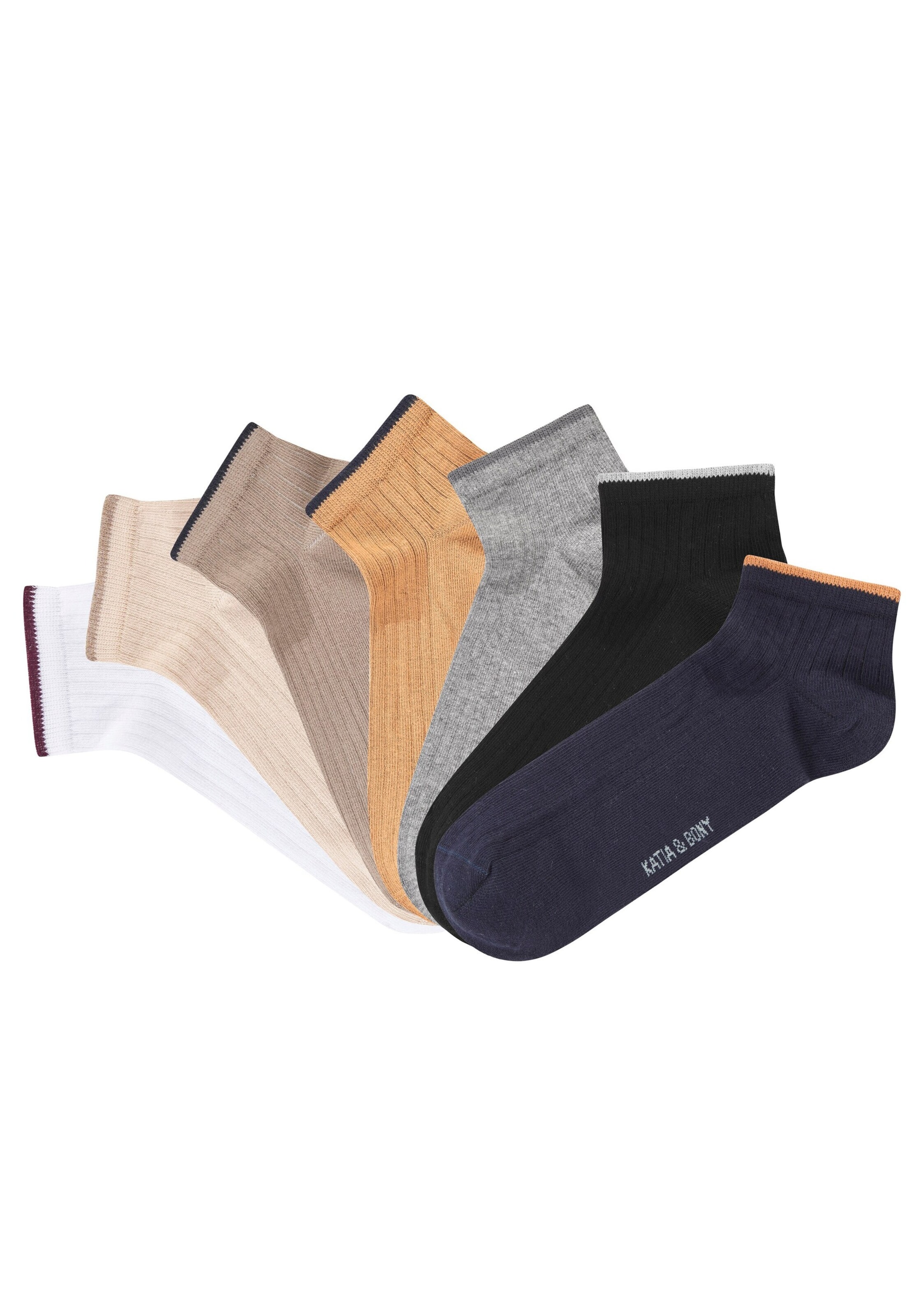 H.I.S Socks in Beige: front