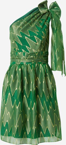 SWING - Vestido de gala en verde: frente