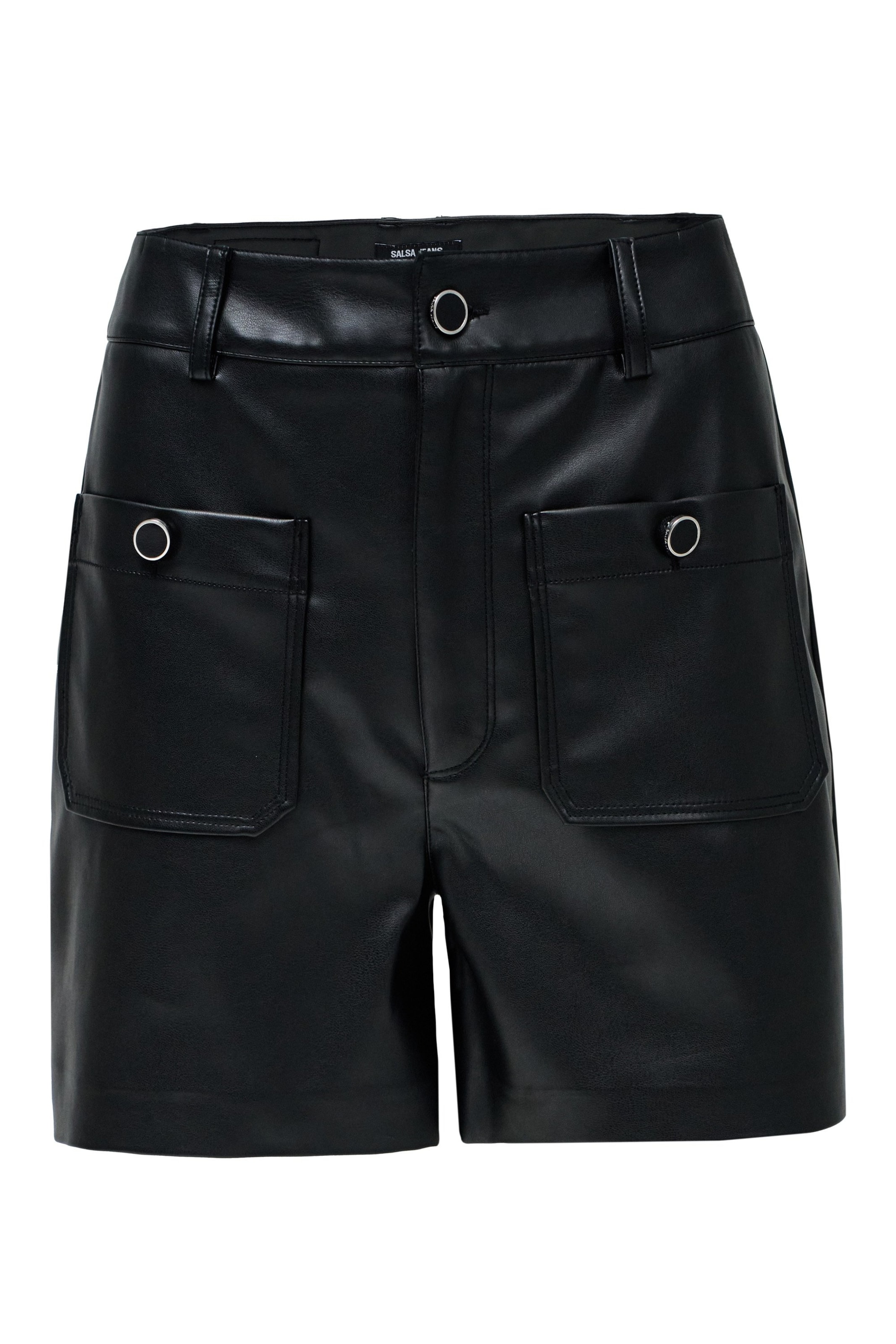 Salsa Jeans Regular Trousers in Black: front